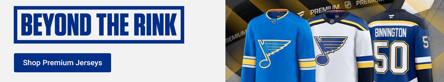 Beyond the Rink | Shop St. Louis Blues Premium Jerseys