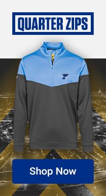 St. Louis Blues Quarter Zips | Shop Now