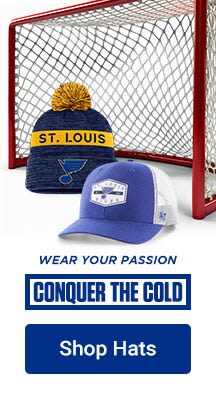 Wear Your Passon | Conquer the Cold | Shop St. Louis Blues Hats