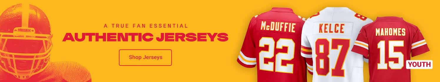 A True Fan Essential Authentic Jerseys | Shop Kansas City Chiefs Jerseys