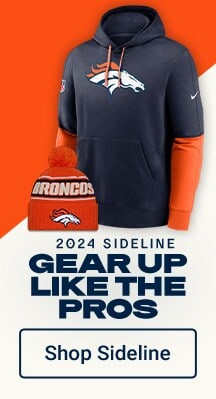 Gear Up Like the Pros | Shop Denver Broncos Sideline Gear