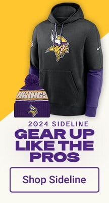 Gear Up Like the Pros | Shop Minnesota Vikings Sideline Gear