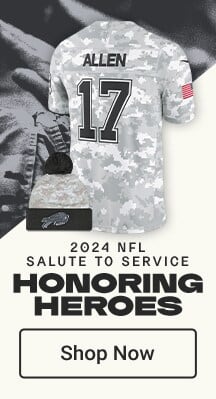 Buffalo Bills 2024 NFL Salute to Service | Honoring Heroes | Shop Now