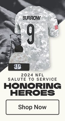 Cincinnati Bengals 2024 NFL Salute to Service | Honoring Heroes | Shop Now