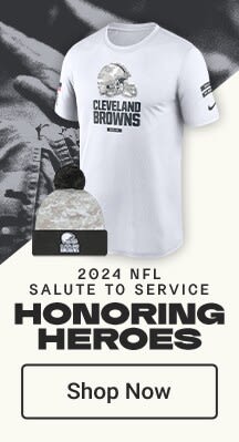 Cleveland Browns 2024 NFL Salute to Service | Honoring Heroes | Shop Now