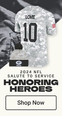 Green Bay Packers 2024 NFL Salute to Service | Honoring Heroes | Shop Now