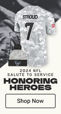 Houston Texans 2024 NFL Salute to Service | Honoring Heroes | Shop Now