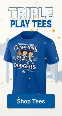 Triple Play Tees | Shop Los Angeles Dodgers World Series Tees