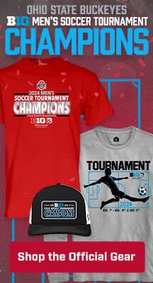 Ohio State Buckeyes Big Ten Men's Soccer Tournament Champions | Shop the Official Gear