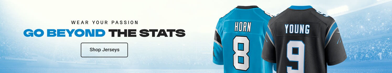 Wear Your Passion | Go Beyond The Stats | Shop Carolina Panthers Jerseys
