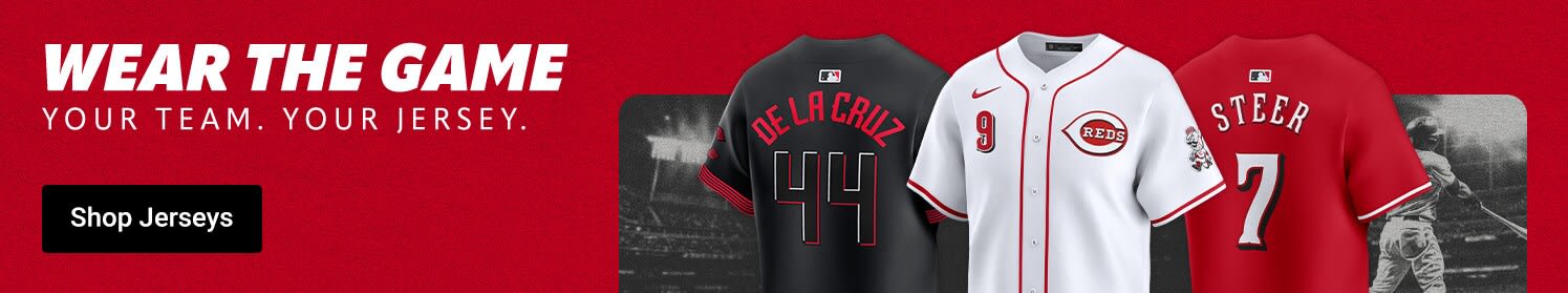 Wear the Game | Your Team. Your Jersey | Shop Cincinnati Reds Jerseys