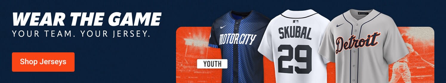 Wear the Game | Your Team. Your Jersey | Shop Detroit Tigers Jerseys