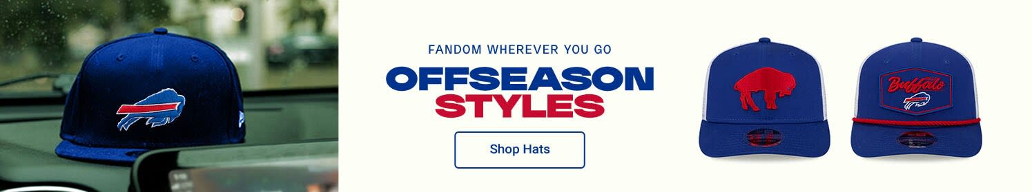 Fandom Wherever You Go | Offseason Styles | Shop Buffalo Bills Hats