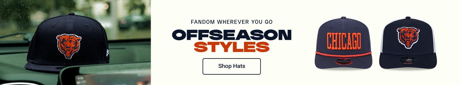 Fandom Wherever You Go | Offseason Styles | Shop Chicago Bears Hats