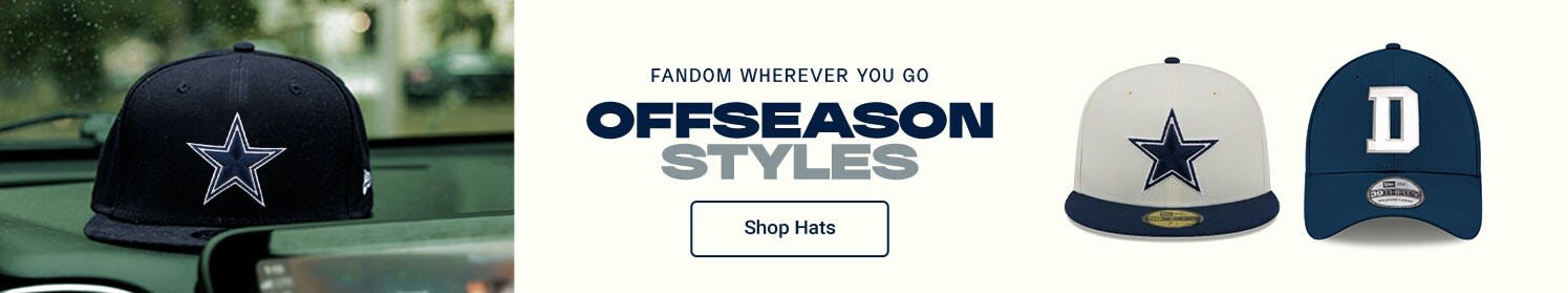 Fandom Wherever You Go | Offseason Styles | Shop Dallas Cowboys Hats