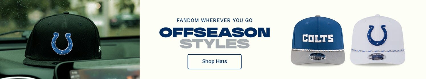 Fandom Wherever You Go | Offseason Styles | Shop Indianapolis Colts Hats
