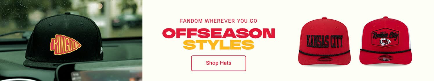 Fandom Wherever You Go | Offseason Styles | Shop Kansas City Chiefs Hats