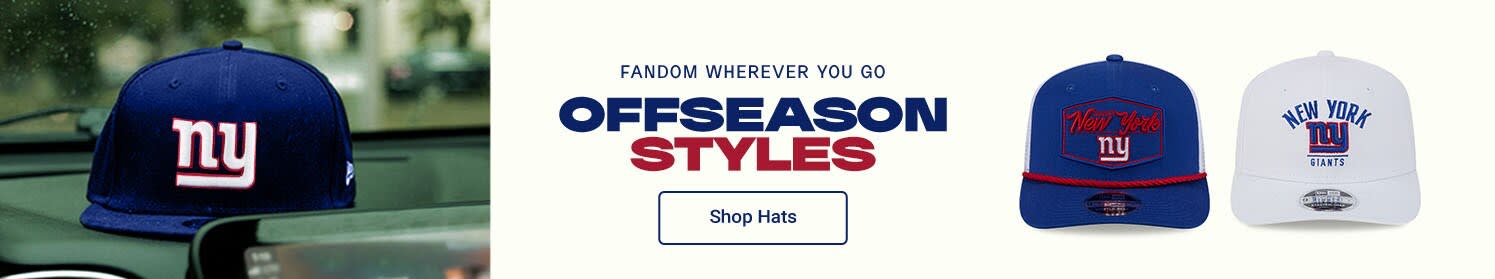 Fandom Wherever You Go | Offseason Styles | Shop New York Giants Hats