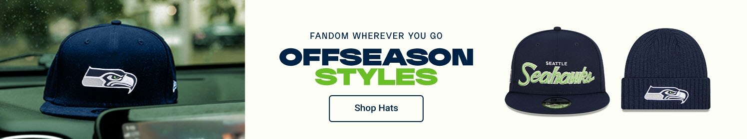 Fandom Wherever You Go | Offseason Styles | Shop Seattle Seahawks Hats