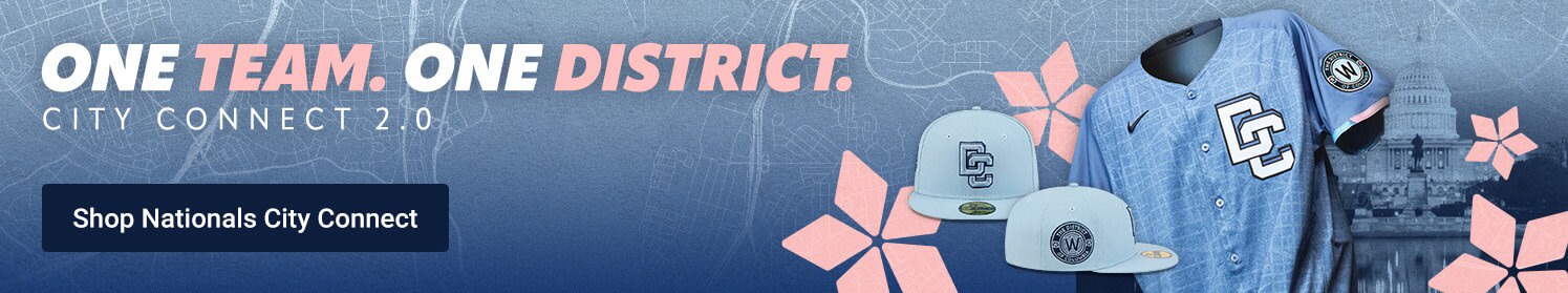 One Team. One District | City Connect 2.0  | Shop Washington Nationals City Connect