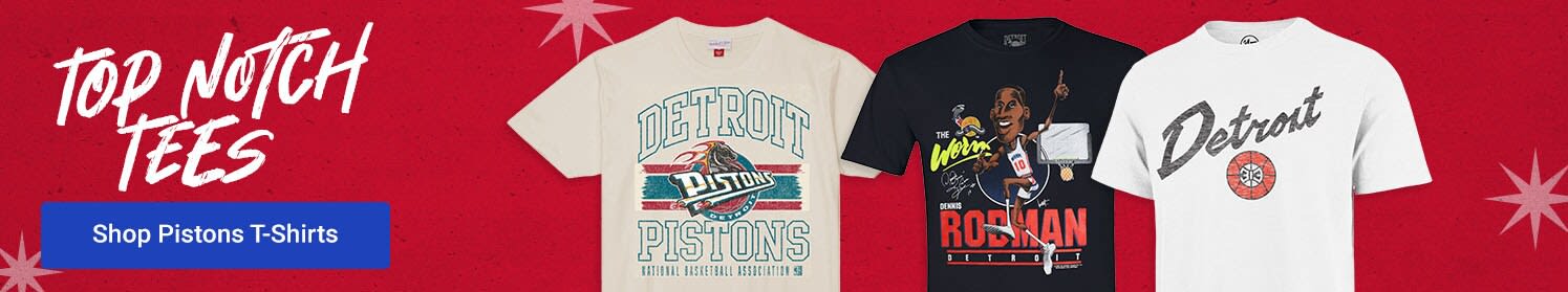 Top Notch Tees | Shop Pistons T-Shirts
