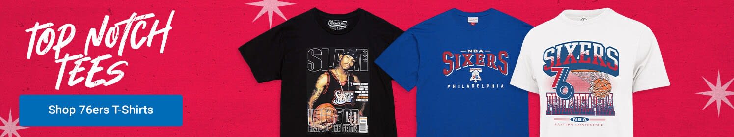 Top Notch Tees | Shop 76ers T-Shirts