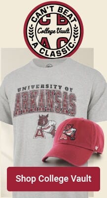 Can't Beat a Classic | Shop Arkansas Razorbacks College Vault Gear
