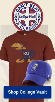 Can't Beat a Classic | Shop Kansas Jayhawks College Vault Gear