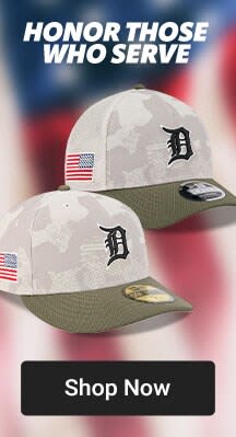 Honor Those Who Serve | Shop Detroit Tigers Armed Forces Collection Now