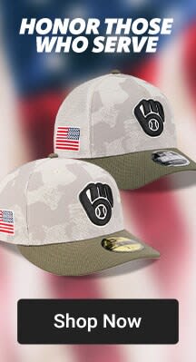 Honor Those Who Serve | Shop Milwaukee Brewers Armed Forces Collection Now