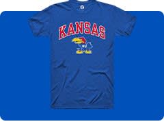 Shop Kansas Jayhawks T-Shirts