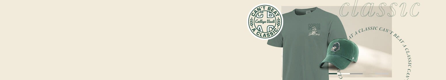 Can’t Beat a Classic | Shop Michigan State Spartans College Vault Gear