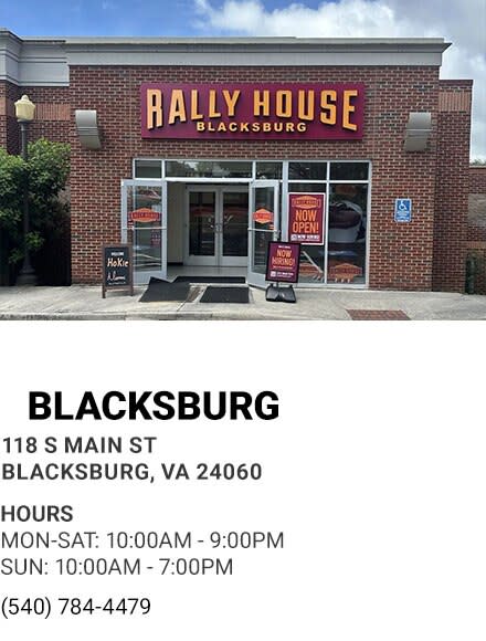 Shop Rally House Blacksburg