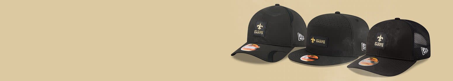 Shop New Orleans Saints 2025 NFL Sideline Hats | Shop Now