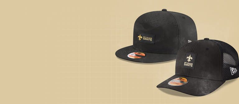 Shop New Orleans Saints 2025 NFL Sideline Hats | Shop Now