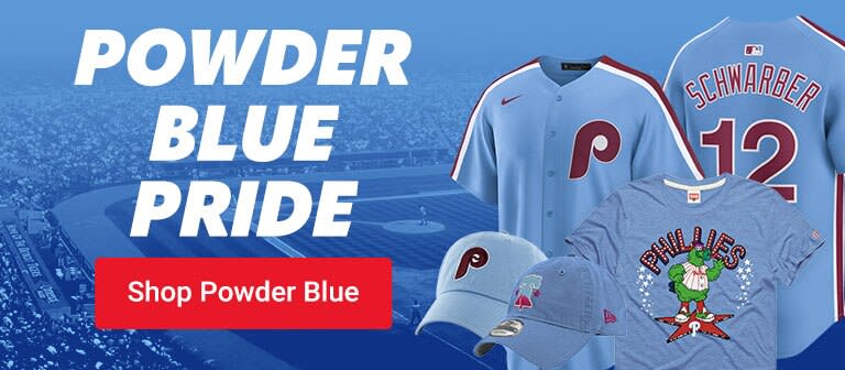 Shop Philadelphia Phillies Powder Blue Pride | Shop Powder Blue