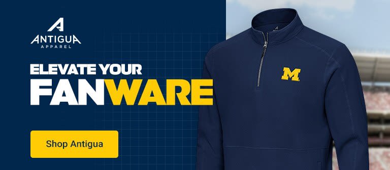 Lululemon Michigan Wolverines Womens Yellow Scuba Half Zip Hooded Sweatshirt