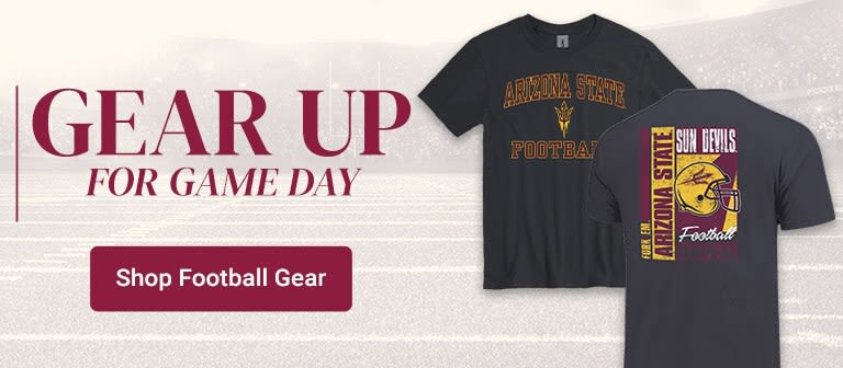 47 Arizona State Sun Devils Gold Sun Logo Short Sleeve Fashion T Shirt