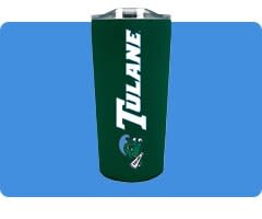 Shop Tulane Green Wave Drinkware