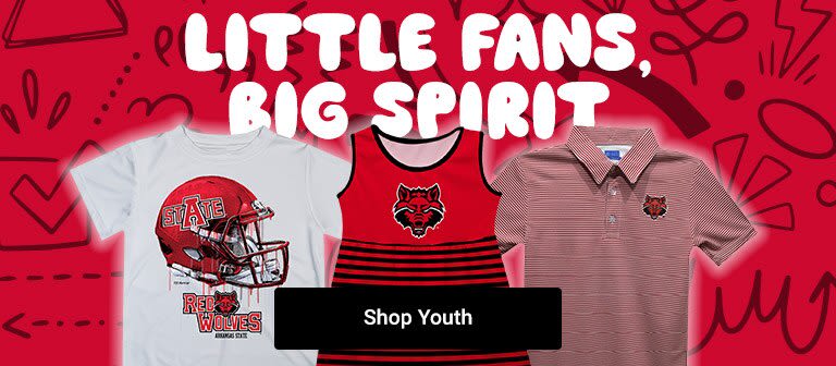 Arkansas State Youth Gear | Arkansas State Red Wolves Youth