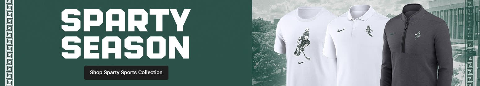 Sparty Season | Shop Michigan State Spartans New Arrivals Sparty Playing Sports