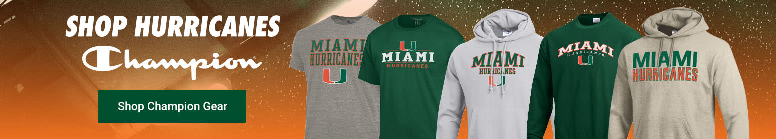 Shop Hurricanes Champion | Miami Hurricanes Champion