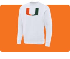 Shop Miami Hurricanes Sweatshirts
