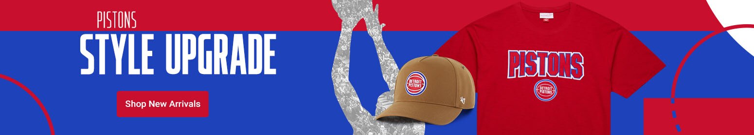 Pistons Style Upgrade | Shop Detroit Pistons New Arrivals