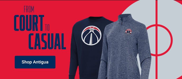 From Court to Casual | Shop Washington Wizards Antigua
