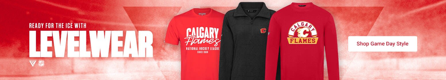 Ready for the Ice With Levelwear | Shop Calgary Flames Levelwear