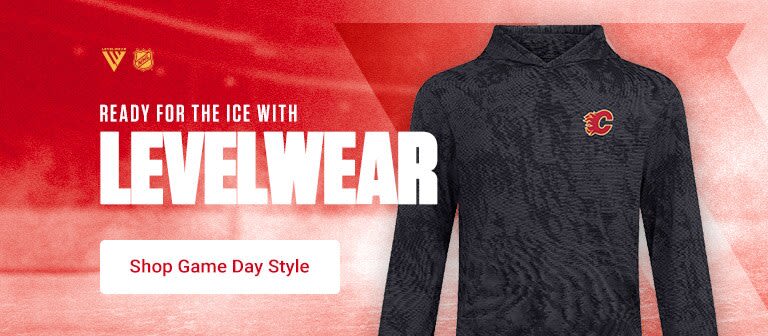 Ready for the Ice With Levelwear | Shop Calgary Flames Levelwear