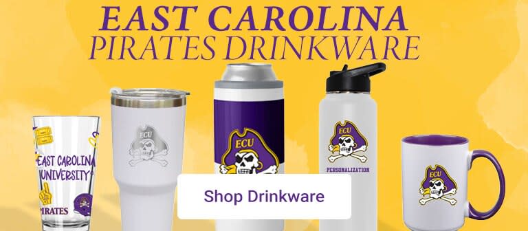 East Carolina Pirates Drinkware | Shop East Carolina Pirates Drinkware