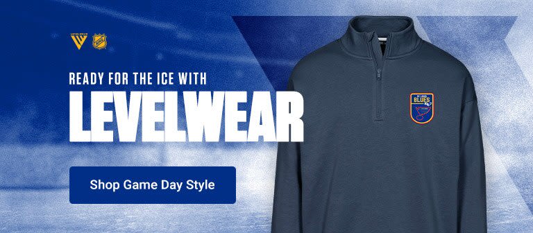 Level Up Your Look with Levelwear | Shop St Louis Blues Levelwear