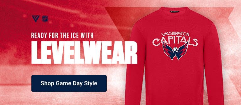 Ready For The Ice With Levelwear | Shop Washington Capitals Levelwear